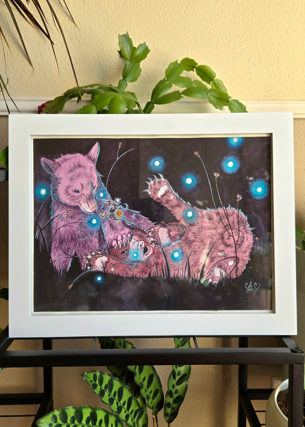 Bear-y Annoyed | Framed 12x9 Original
