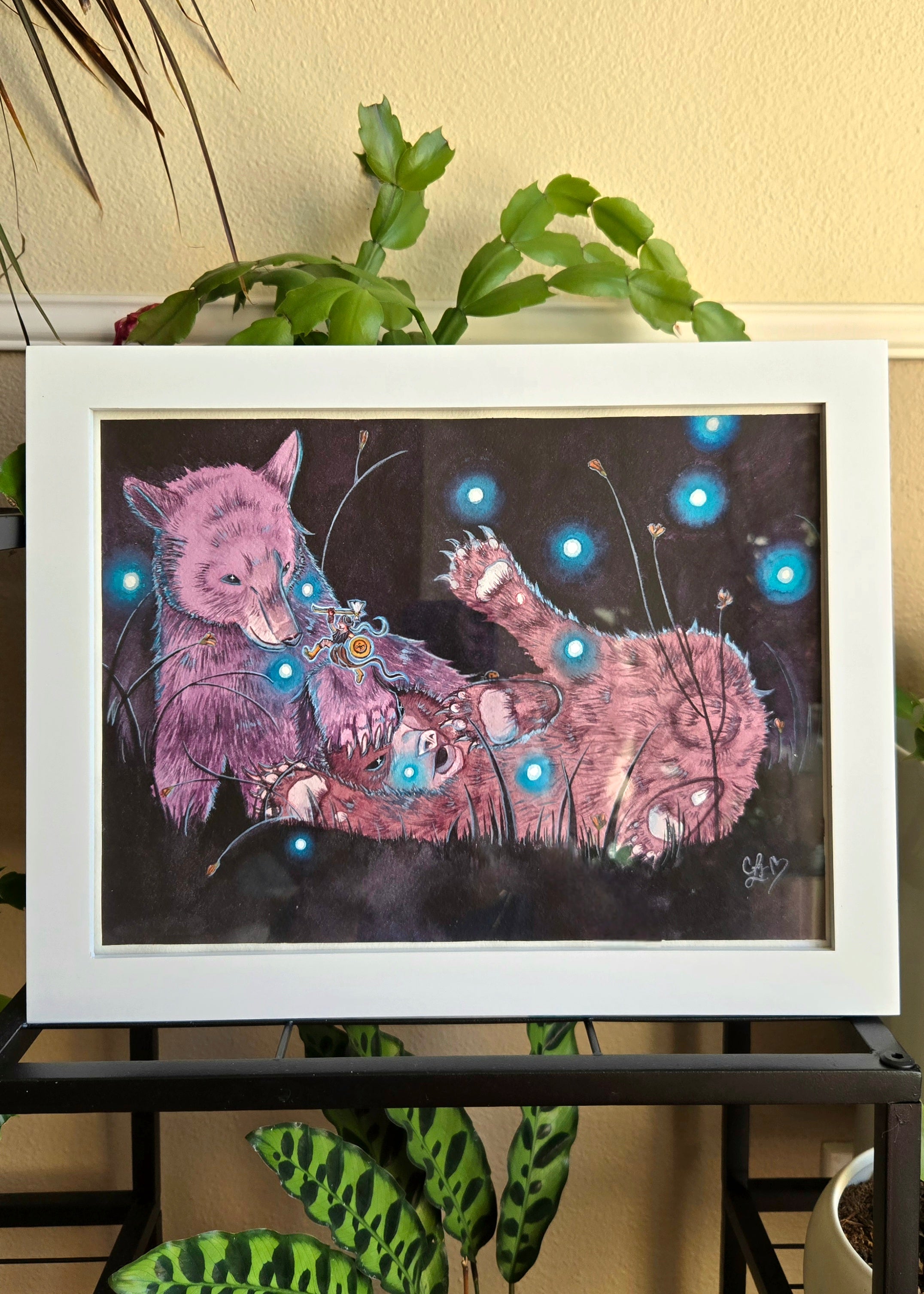 Bear-y Annoyed | Framed 12x9 Original