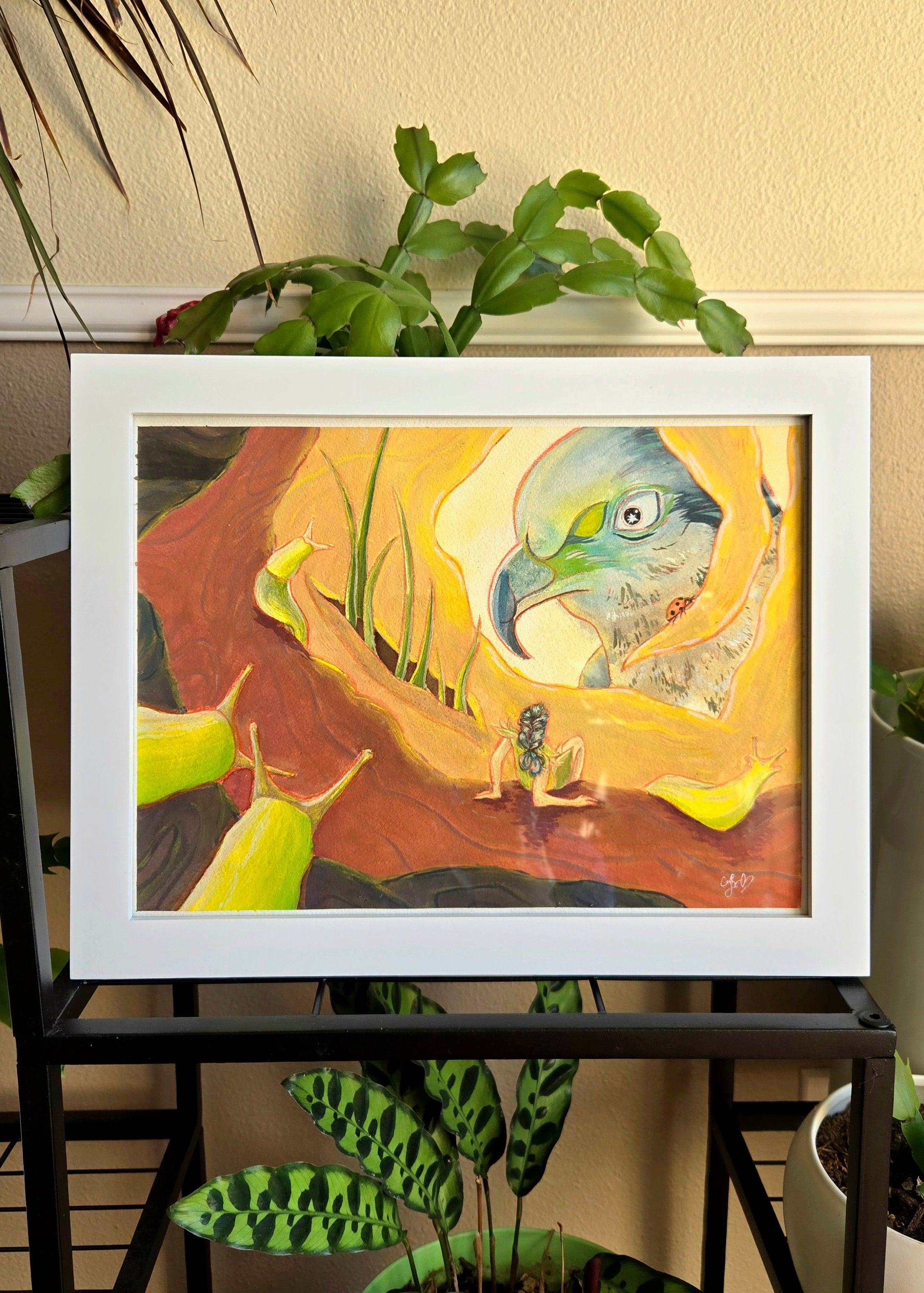 Im-peck-ably Screwed | Framed 12x9 Original