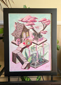 Miss Fortune Teller | Framed 9x12 Original