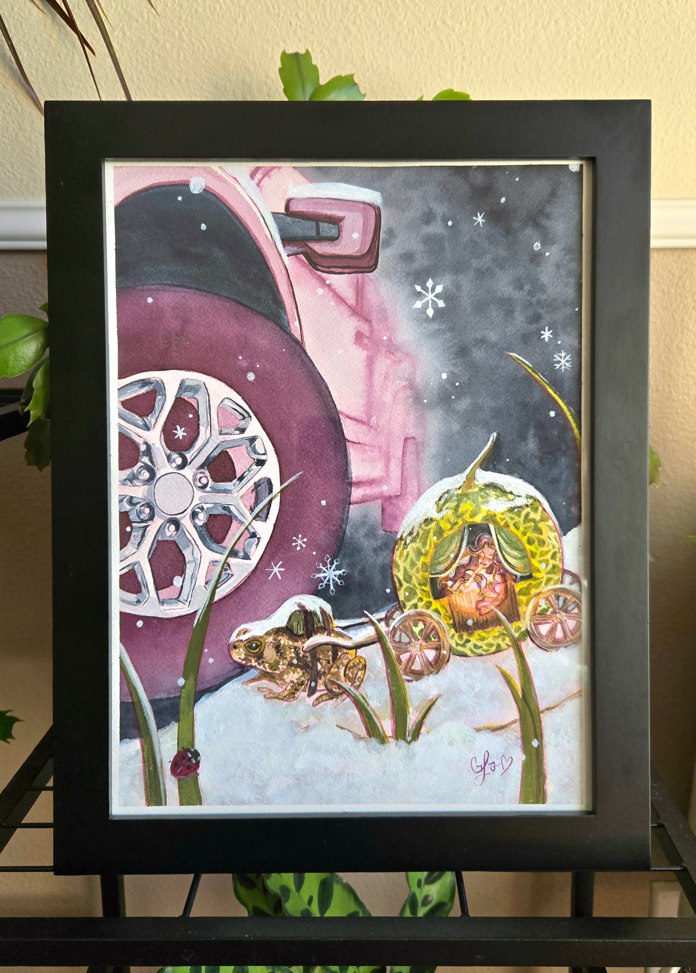 Toad-ally Far From Home | Framed 9x12 Original