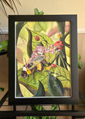 An Un-bee-lievably Talented Artist Talented Artist | Framed 9x12 Original